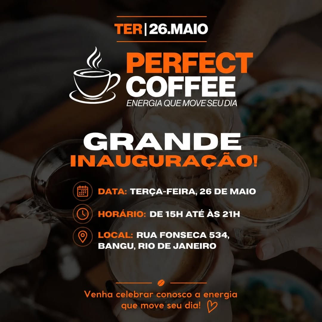 A Perfect Coffee chegou pra trazer sabor, energia e aquele cantinho que vira parada obrigatória do dia.